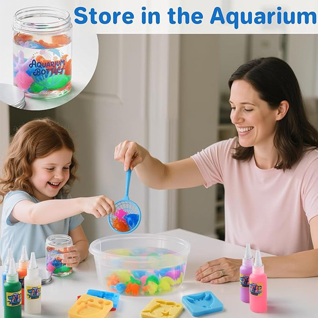 Magic Water Elf Toy Kit - Magic Gel Water Pets DIY Squishy Maker Toys - Art Crafts Kits for Kids Make Your Own Squishies - Birthday Gifts for Girls Boys Ages 6 7 8 9 10 Years Old