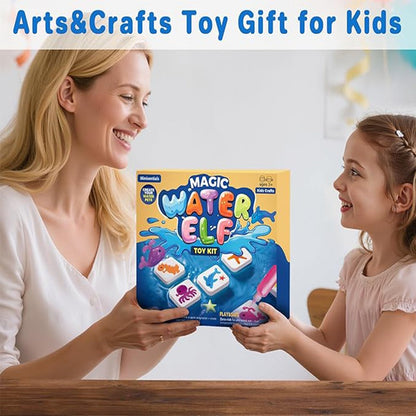 Magic Water Elf Toy Kit - Magic Gel Water Pets DIY Squishy Maker Toys - Art Crafts Kits for Kids Make Your Own Squishies - Birthday Gifts for Girls Boys Ages 6 7 8 9 10 Years Old